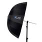 Xlite 85cm Deep Parabolic Black / Silver Umbrella