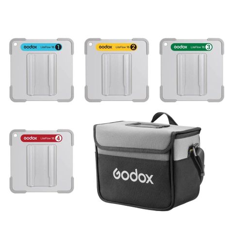 Godox KNOWLED Liteflow 15 4 Piece Kit + Cloth Bag