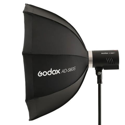 Godox AD300Pro Flash + S60S Silver Softbox