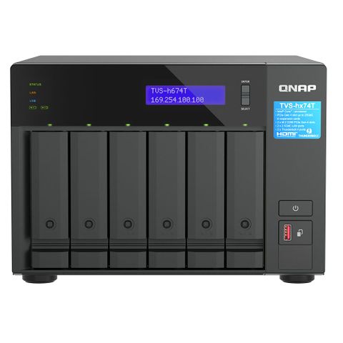 Qnap 6-Bay NAS Thunder Bolt (No Disks) - TVS-H674T-I5-32G