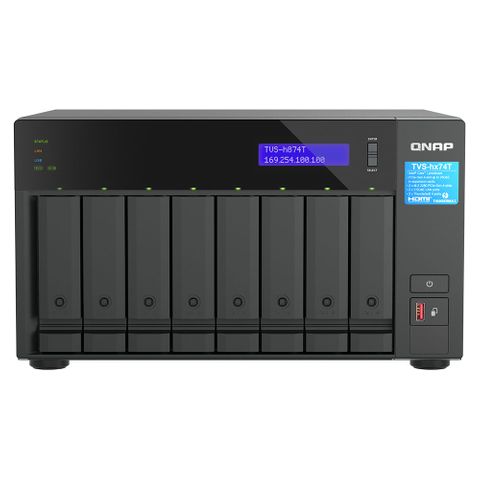 Qnap 8-Bay NAS Thunder Bolt Intel I9 (No Disks) - TVS-H874T-I9-64G