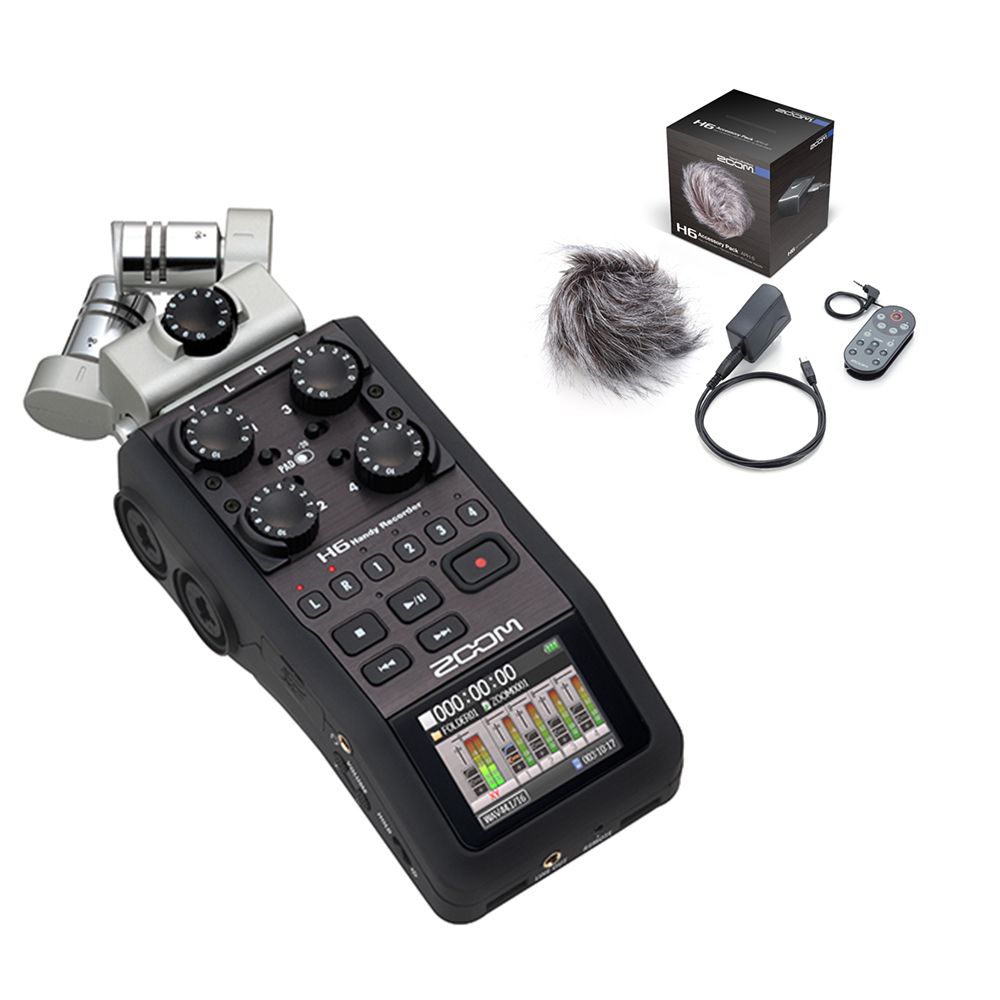H6 Digital Recorder + Accessory Pack
