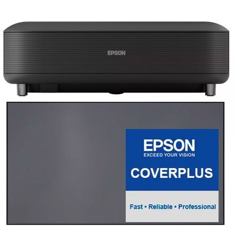 Epson Projector EH-LS650B With 120in ALR UST Screen + 2yr Cover Plus - Home Theatre Projector