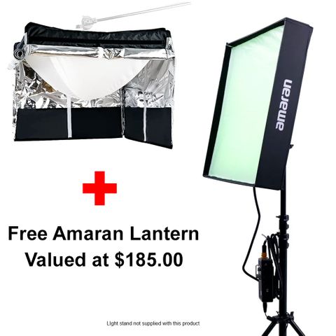Aputure Amaran F22C 2x2 RGBWW Flex Mat + Lantern