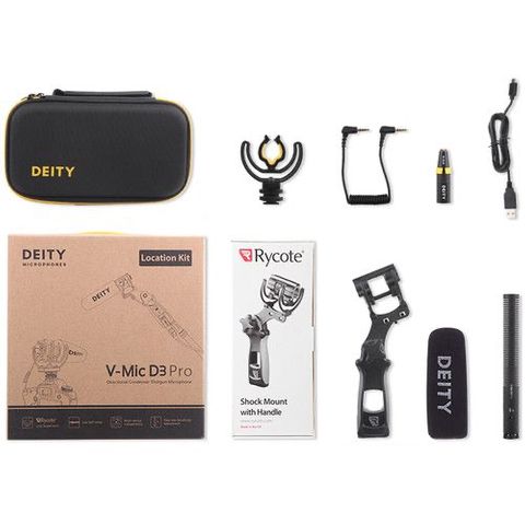 Deity V-Mic D3 Pro Shotgun Microphone Location Kit