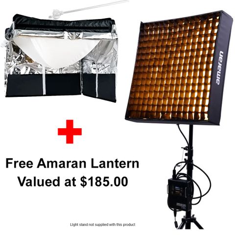 Aputure Amaran F22X 2x2 Bi-Colour Flex Mat + Lantern
