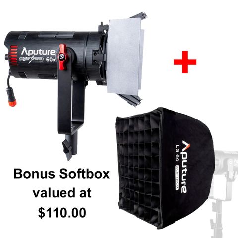 Aputure LS 60x Bi-Colour LED Light + Free Softbox