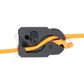 Tetherguard Leverlock Plate + USB-C 4.6m Orange R/Angle/R to Angle Org Kit