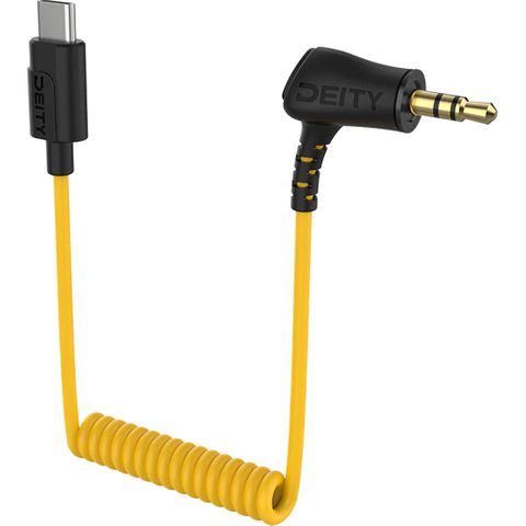 Deity C21 3.5 TRS To USB-C Coiled Audio Cable