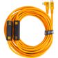 Tether Pro ​9.4m USB-C/USB-C Straight To Right Orange