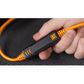 Tether Pro ​9.4m USB-C/USB-C Straight To Right Orange