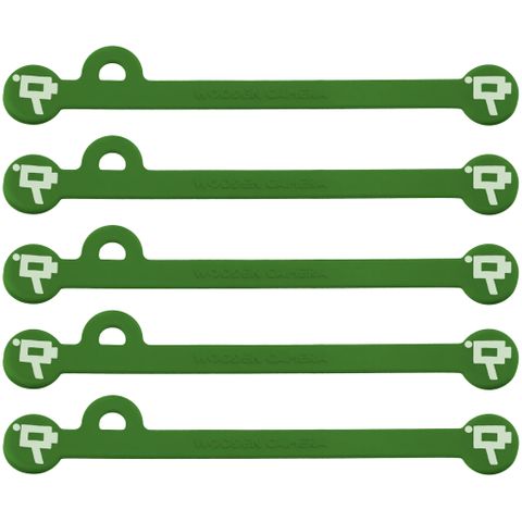 Wooden Camera - Cine Mag Ties - Green - 175mm - Pack of 5