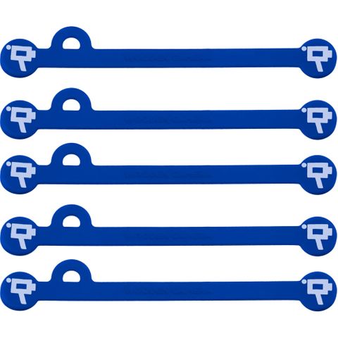 Wooden Camera - Cine Mag Ties - Blue - 105mm - Pack of 5