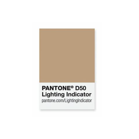 Pantone Lighting Indicator Sticker D50