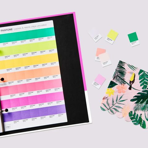 Pantone Pastels & Neons Chip Book - Coated & Uncoa