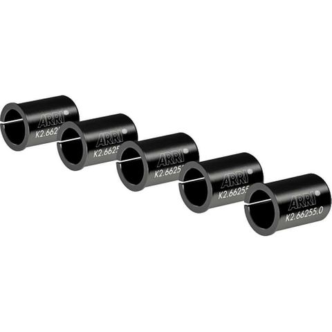 ARRI 15mm Reduction Insert Basic Set for 19mm Rod (5-Pack)