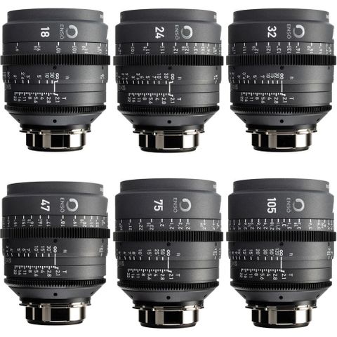 ARRI Ensō Prime Core 6 Lens Set (ARRI PL, Feet)