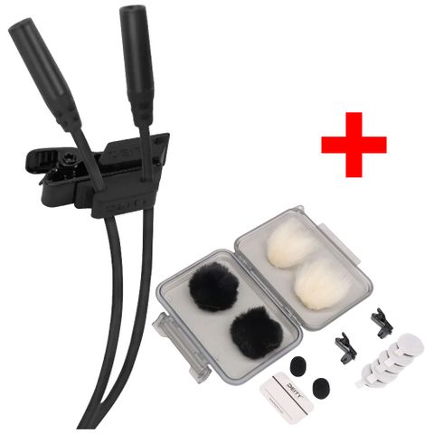 Deity Dual Head WLP 3.5mm Black + Deluxe Accessories Kit