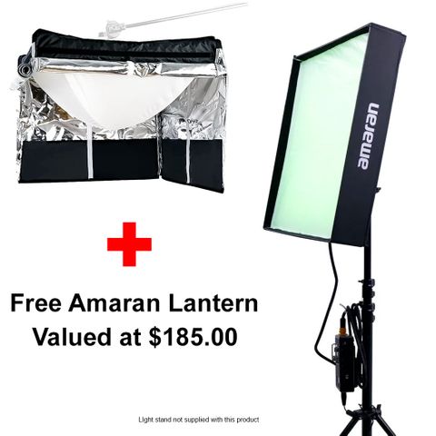 amaran F22C 2x2 RGBWW Flex Mat + Lantern