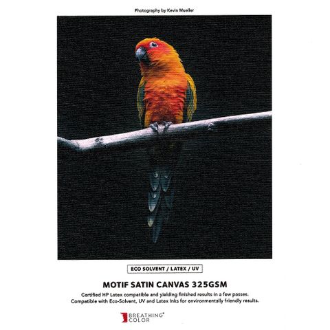 Breathing Color Motif Satin 375gsm Canvas Solv 1625 X 45.7m