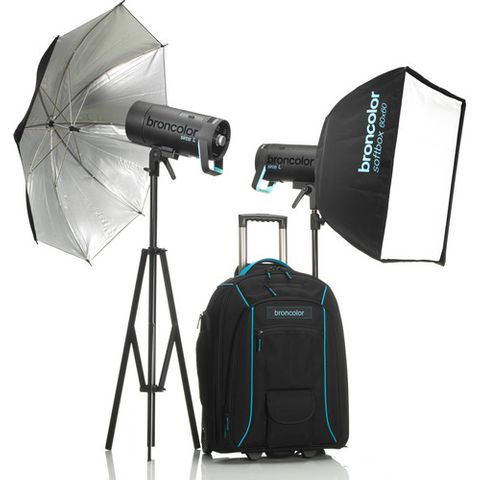 Broncolor Siros 400 L Battery-Powered 2-Light Outdoor Kit 2