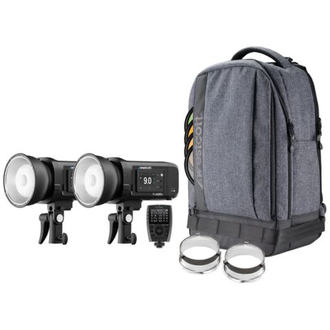 Westcott FJ400 II Strobe 2 Light Kit + FJ-X3 M