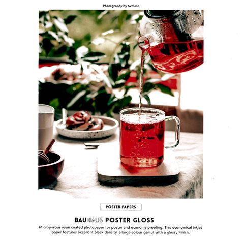 Bauhaus Gloss Sluv Poster 225gsm 1270 X 50m