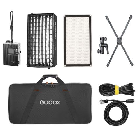 Godox FL100R 1x2 Flexible RGB Mat V-Lock Kit