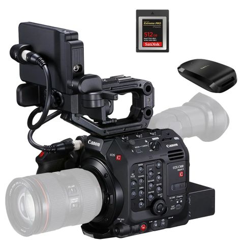 Canon EOS C500 MKII + 512GB CFexpress + Reader