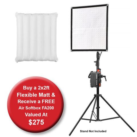 Godox Flexible RGB LED Mat 200w 2x2ft Kit +FREE Air Softbox