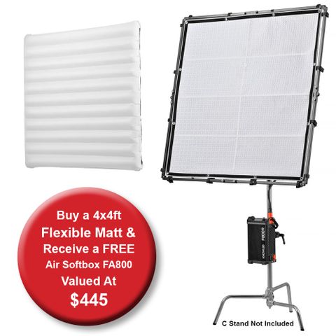 Godox Flexible RGB LED Mat 800w 4x4ft Kit + FREE Air Softbox