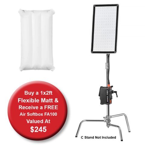 Godox Flexible RGB LED Mat 100w 1x2ft Kit + FREE Air Softbox