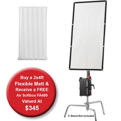 Godox Flexible RGB LED Mat 400w 2x4ft Kit + FREE Air Softbox