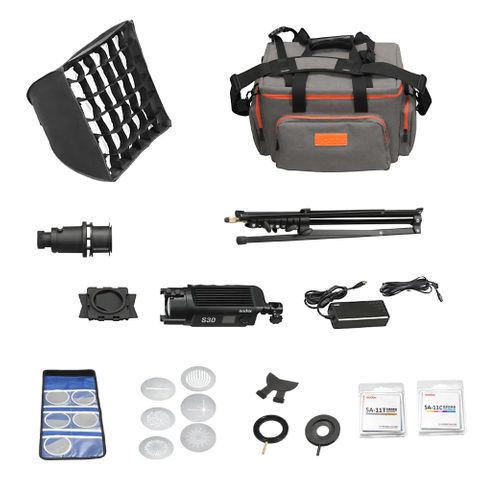 Godox S30 Focusing LED Spot Light Kit