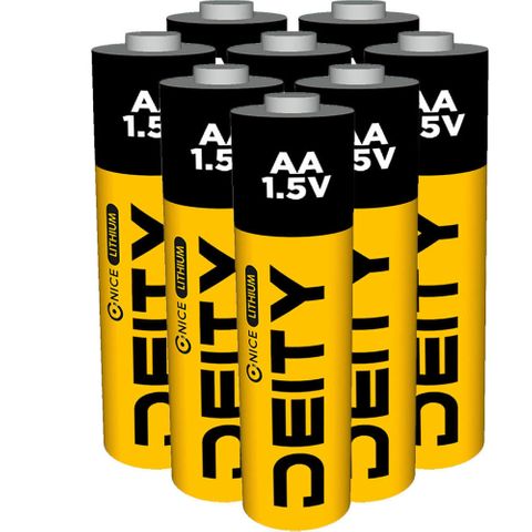 Deity AA Lithium Battery  (8-Pack, 1.5v, 3000mah)