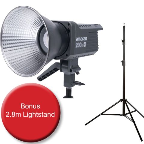 Amaran 200D S Daylight LED Light + 2.8m Lightstand