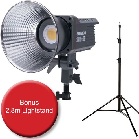 Amaran 200X S Bi-Colour LED Light+ 2.8m Lightstand