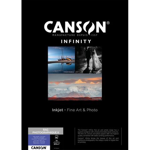 Canson Rag Photographique II 310gsm A3+ 25 Sheets