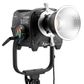 Aputure Storm 1000c RGB LED Light Inc CF12 Fresnel & Barndoors