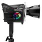 Aputure Storm 1000c RGB LED Light Inc CF12 Fresnel & Barndoors