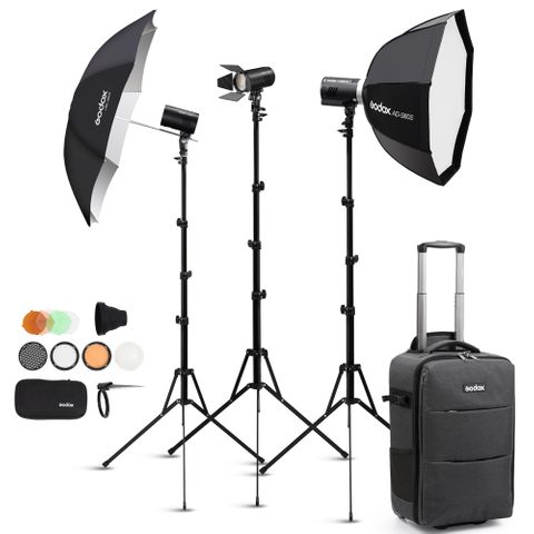 Godox AD100 PRO II/300 PRO II Kit Inc Umb, S/Box + Acc