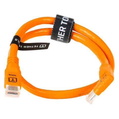 TT Pro Optima 10G USB-C 51cm  Straight To R/Angle ORG Cable