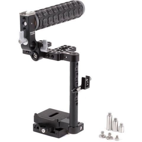 Wooden Camera Unified DSLR Cage with Rubber-Grip Handle (Medium)