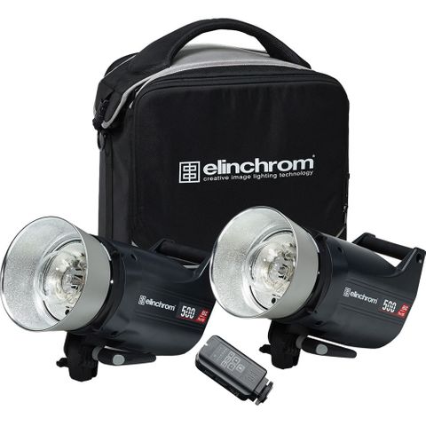Elinchrom ELC Pro 500/500 To Go Set with Softbag - Ex Demo