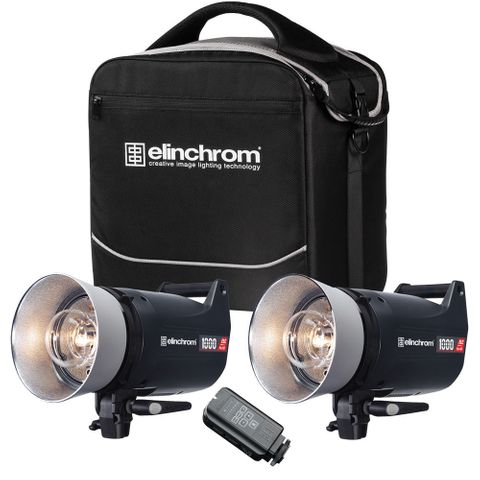 Elinchrom ELC Pro 1000/1000 To Go Set with Softbag - Ex Demo