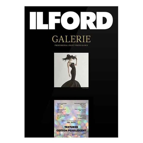 Ilford Galerie Textured Cotton Pearlescent 310gsm A3+ 25 Sheets - 2005304