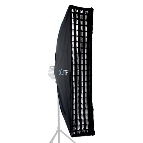 Xlite 25x100cm Umbrella Strip Softbox + Grid/Mask - Ex Demo