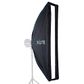 Xlite 25x100cm Umbrella Strip Softbox + Grid/Mask - Ex Demo