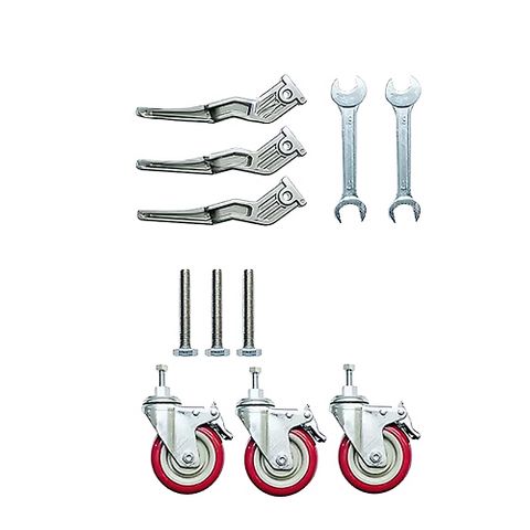 Xlite Square Stand Leg  Wheel Set With Brakes