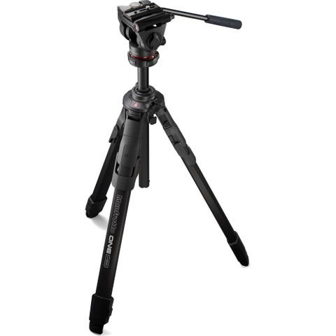 Manfrotto One Hybrid Aluminum Tripod with 500X Fluid Head